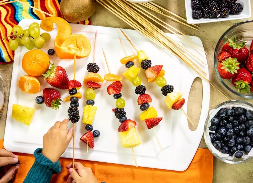 Indian feast for guests