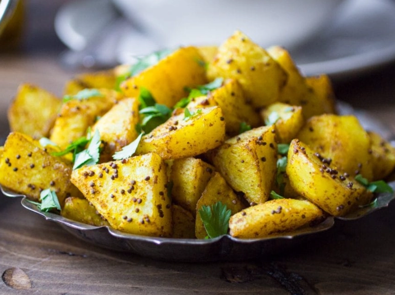 vegetarian indian dinner