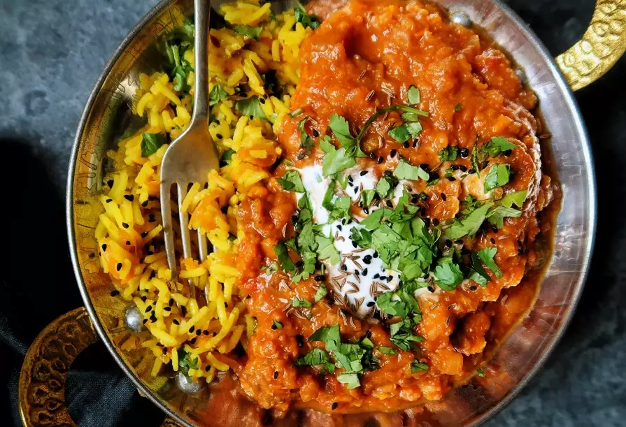 Indian food without spicy heat