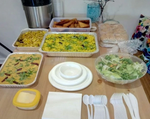 Indian dinner party menu