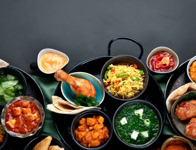 Indian dinner party menu