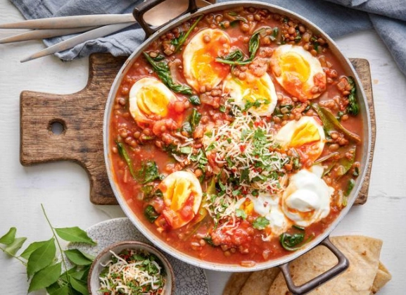 healthy Indian dinner