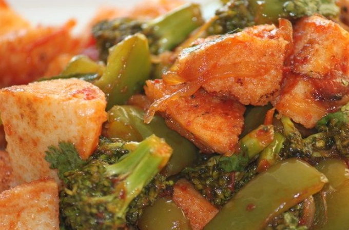 vegetarian Indian street food