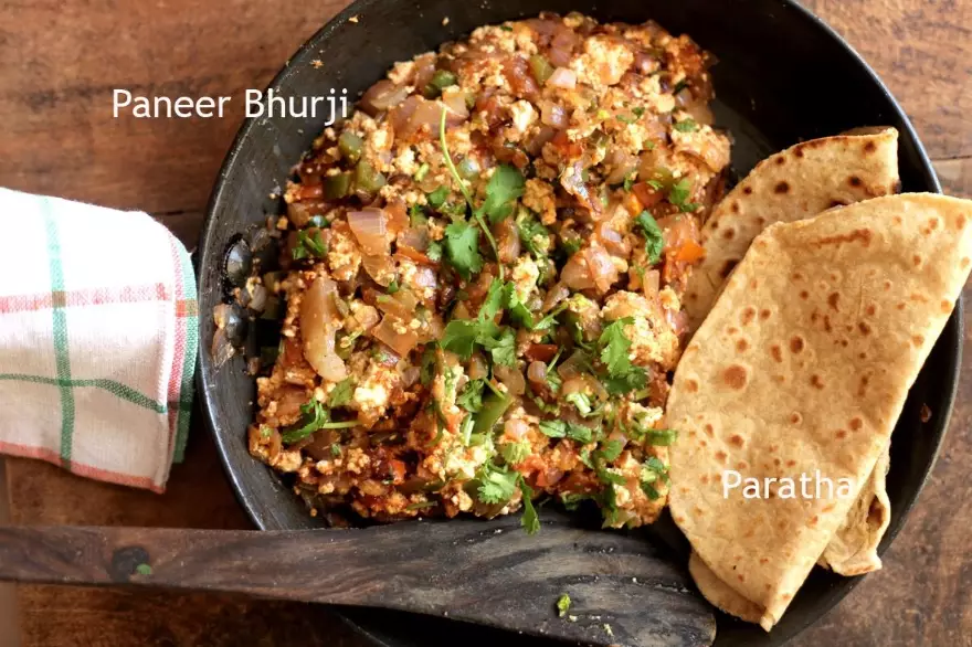 healthy Indian lunch