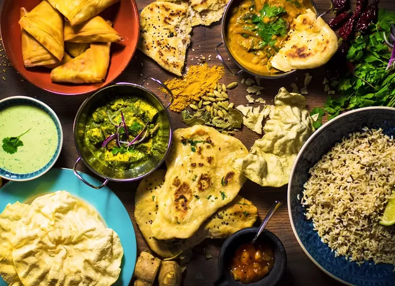 authentic Indian vegetarian food