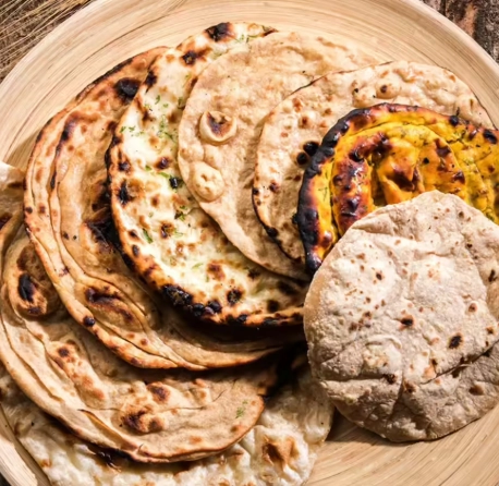 Indian bread ingredients