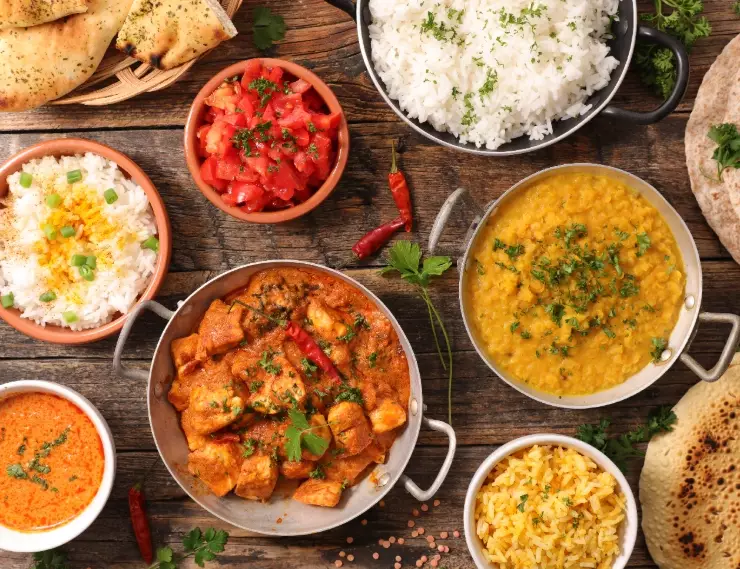 Indian restaurant style curry