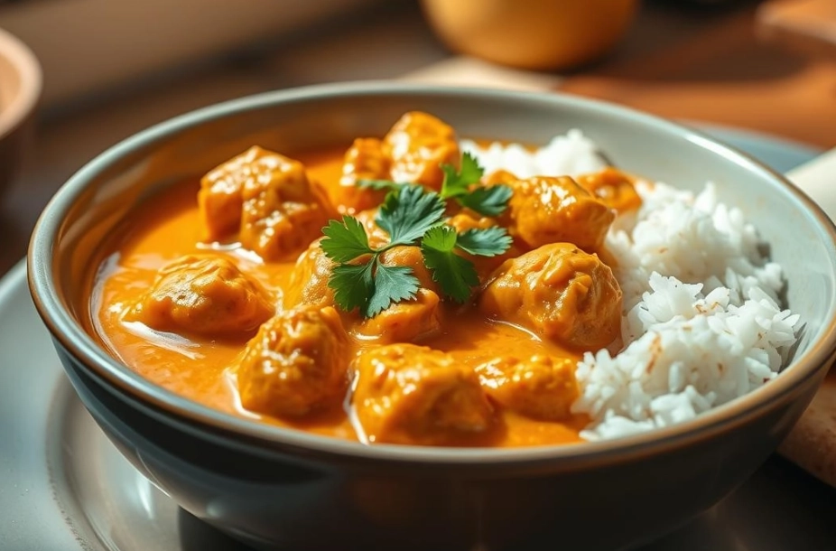 homemade Indian curry