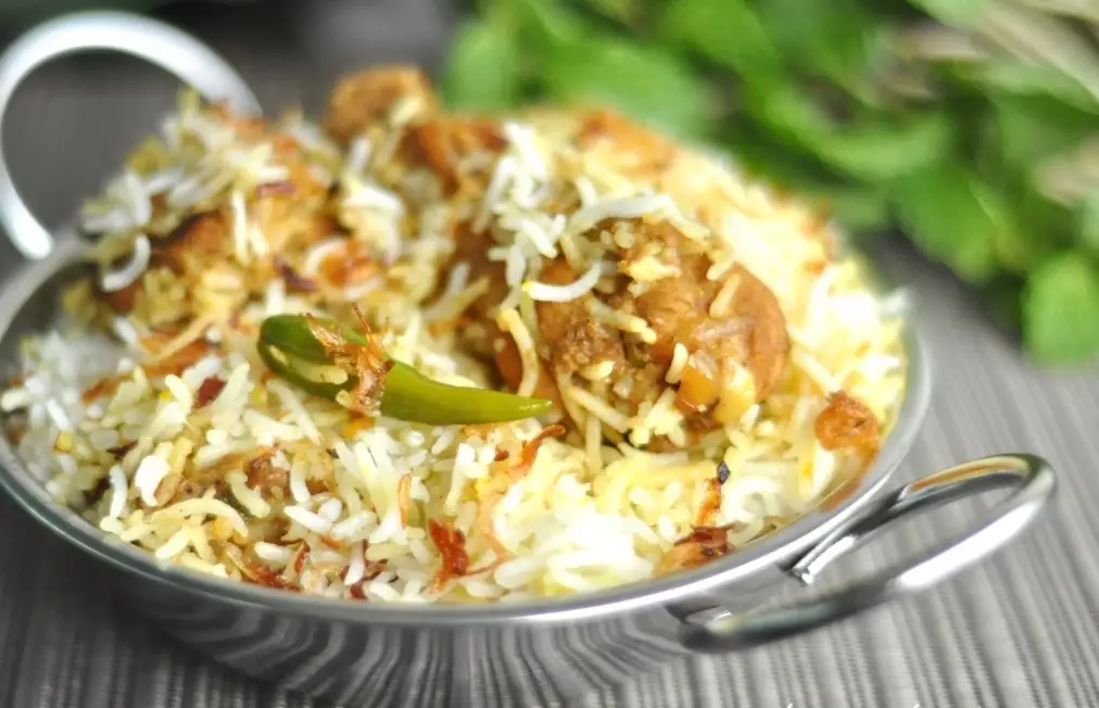 Hyderabadi biryani ingredients