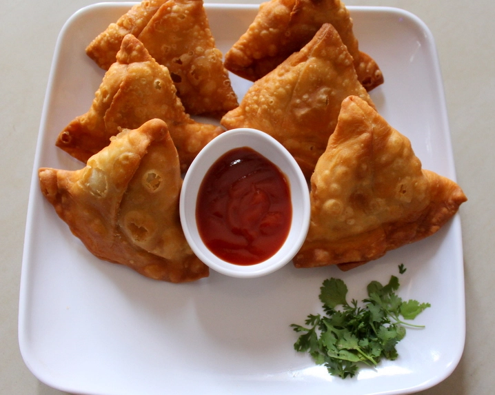 homemade samosa