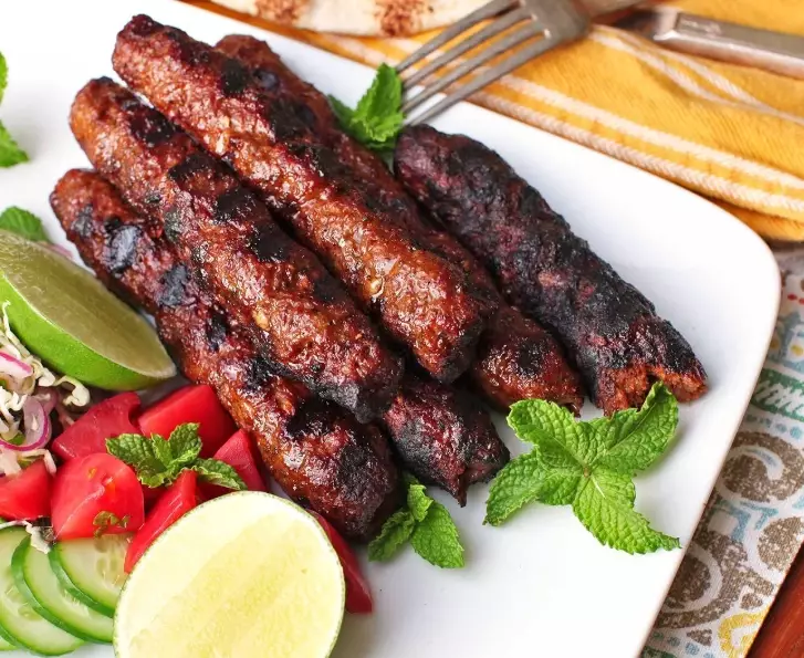 how to make beef seekh kebab