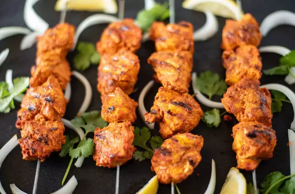 Indian chicken kebabs