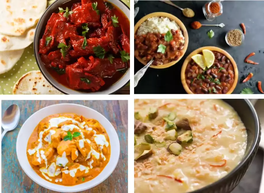North Indian food dishes
