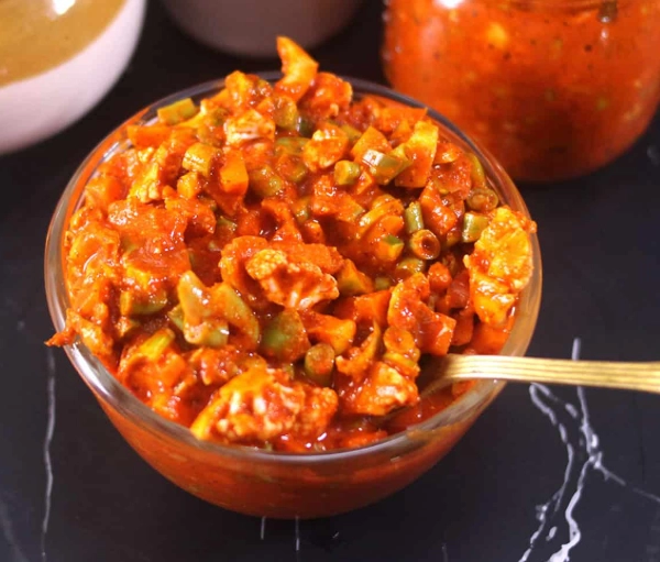 mixed vegetable pickle recipe