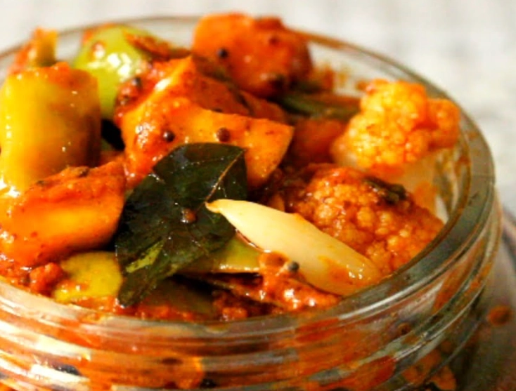 North Indian Mixed Vegetable Pickle Recipe: Tangy, Spicy & Preserved