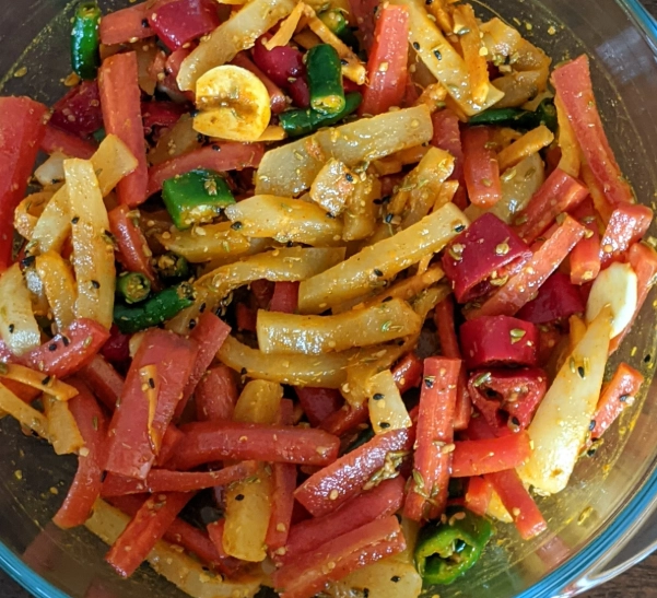 how to make achar