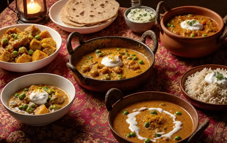 mild Indian food