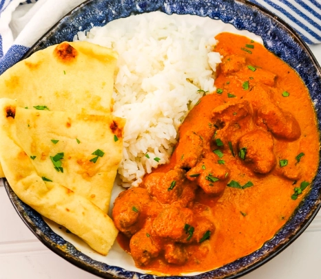 mild Indian food