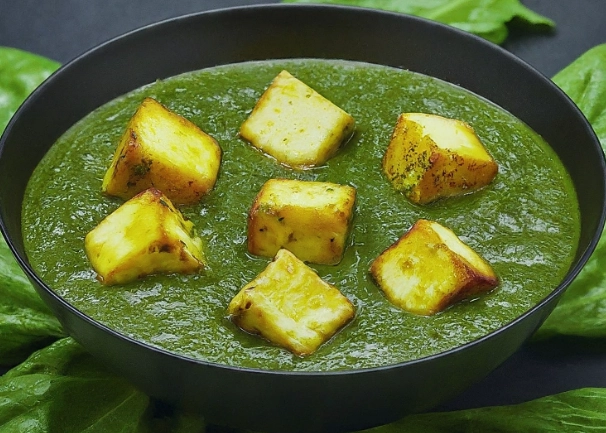 restaurant-style palak paneer restaurant-style palak paneer