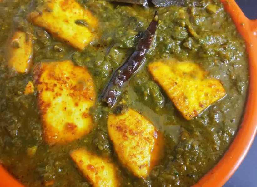 authentic palak paneer